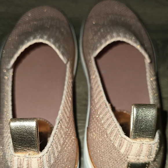 Michael Kors Women's Sparkling Rose Gold Loafers - Picture 8 of 9